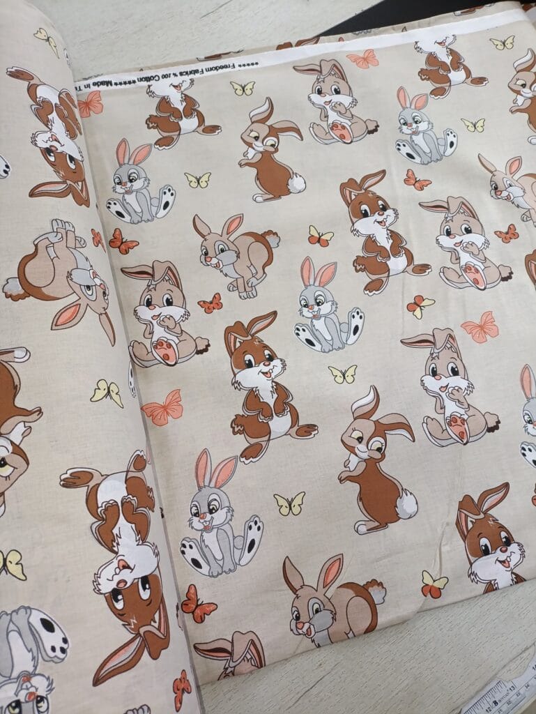 Тканина на метраж, Турецький Ранфорс - Зайчики