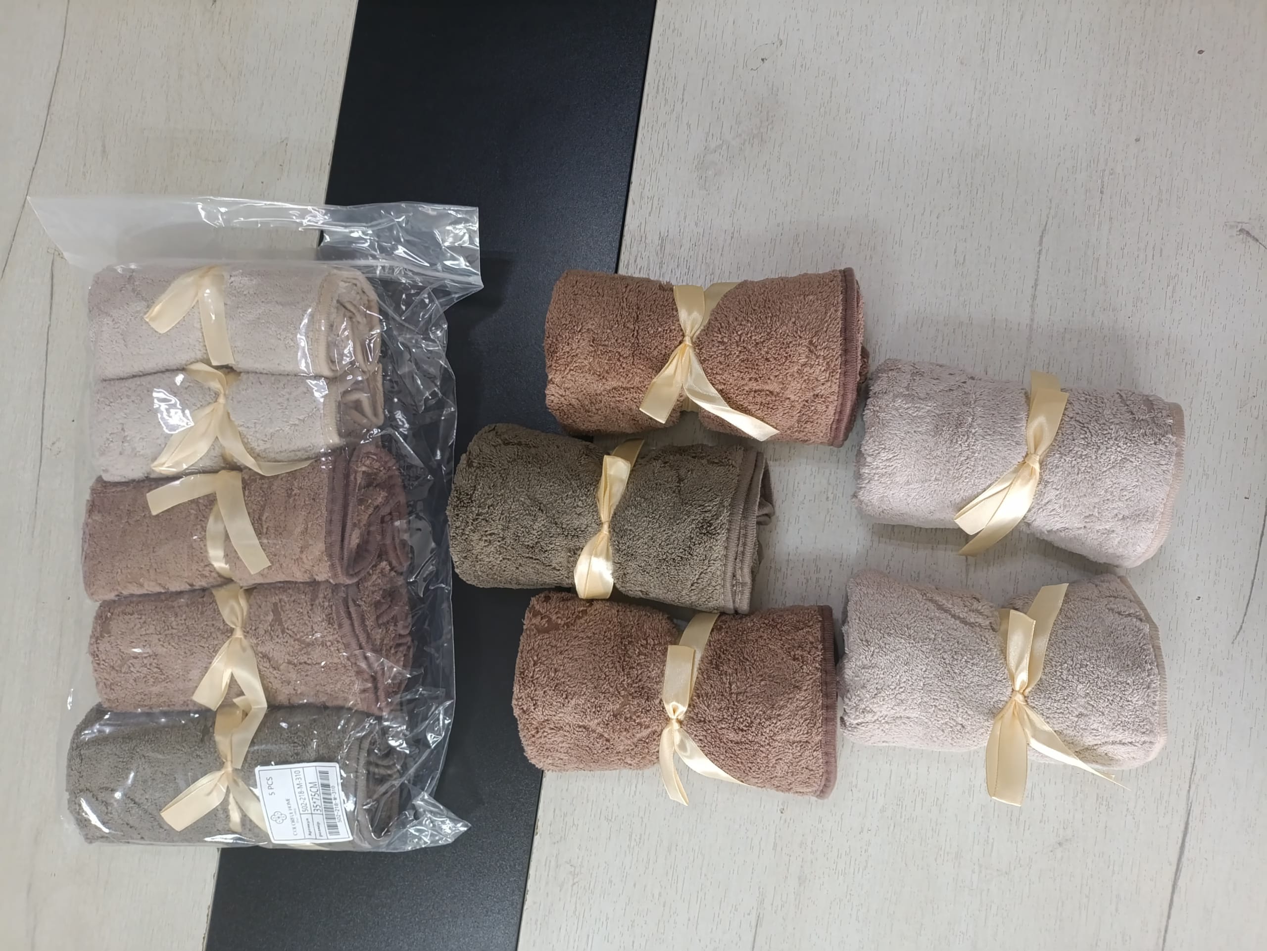 Набір кухонних рушників коричневі 3 Набір кухонних рушників коричневі - Зображення 3